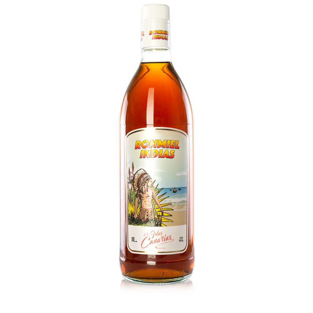 Ron Mel Ron Miel Indias - Honigrum - 1 Liter 20% Vol. bei Kanaren-Store kaufen