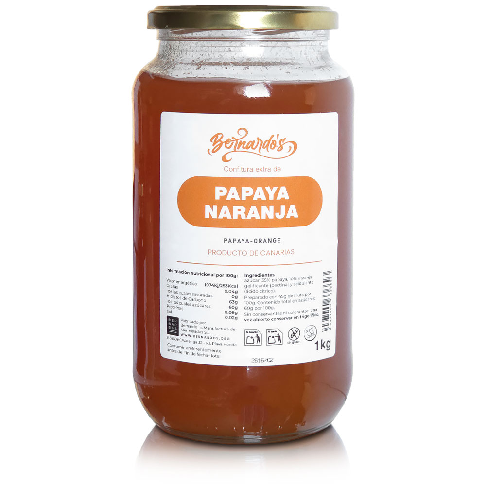 Papaya-Orange-Konfitüre - 1Kg